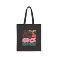 Let's Learn Today Cotton Canvas Tote Bag