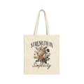 Strength In Simplicity Cotton Canvas Tote Bag