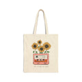 Trust Your Vibes Cotton Canvas Tote Bag